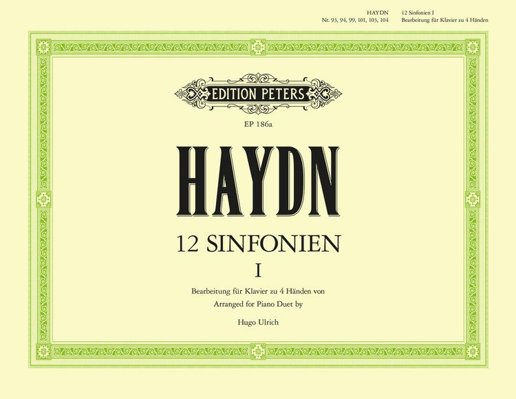 Produktbild: Haydn, J: Symphones -- Nos. 93, 94, 99, 101, 103, 104 (Arran