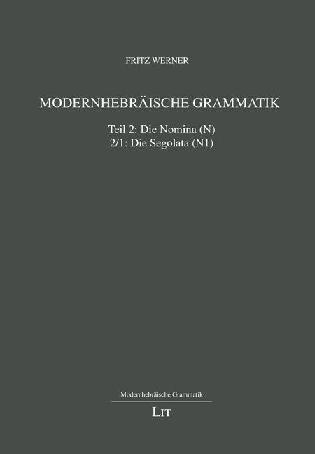 Produktbild: Werner, F: Modernhebr&auml;ische Grammatik 2
