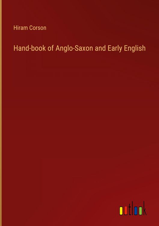 Produktbild: Hand-book of Anglo-Saxon and Early English