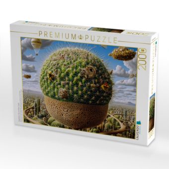 Produktbild: CALVENDO Puzzle Kugelkaktus-City und Urban Jungle | 2000 Teile Lege-Gr&ouml;&szlig;e 90x67cm Foto-Puzzle f&uuml;r gl&uuml;ckliche Stunden