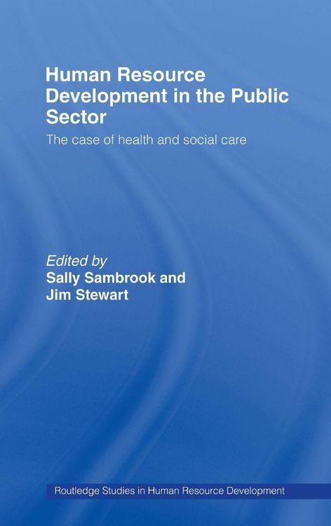 Produktbild: Human Resource Development in the Public Sector