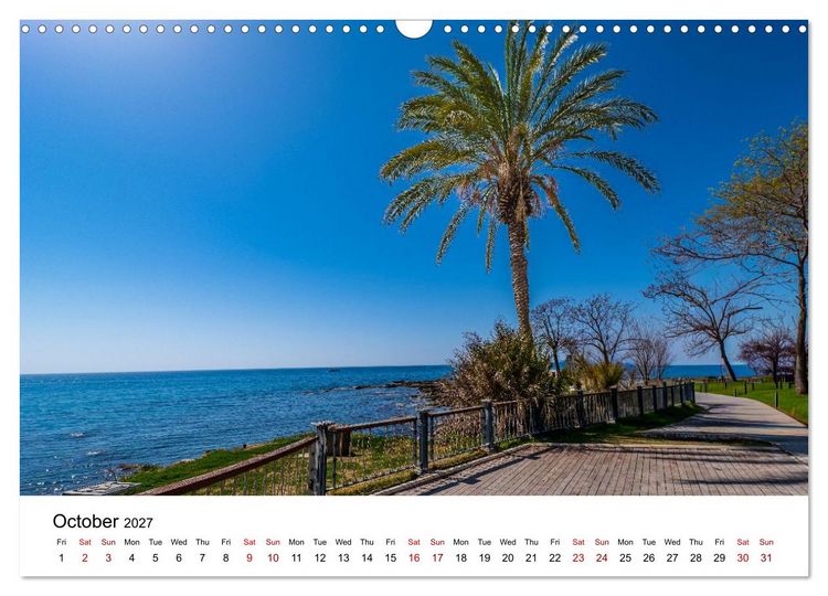 Produktbild: TURKISH RIVIERA Ancient echoes and azure coasts (Wall Calendar 2027 DIN A3 landscape), CALVENDO 12 Month Wall Calendar