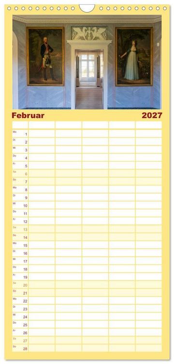 Produktbild: Familienplaner 2027 - Schl&ouml;sser und G&auml;rten in Brandenburg mit 5 Spalten (Wandkalender, 21 x 45 cm) CALVENDO