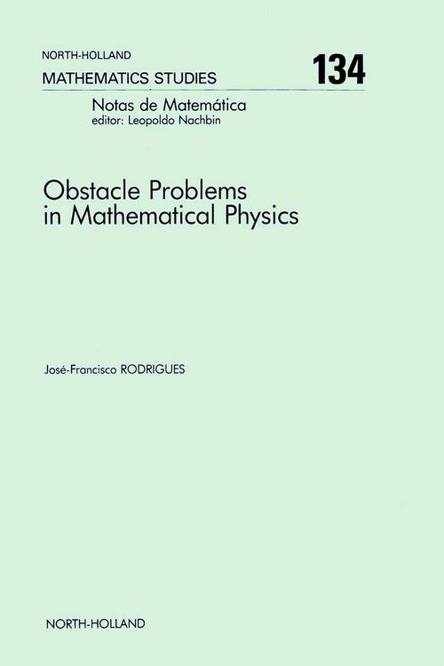 Produktbild: Obstacle Problems in Mathematical Physics