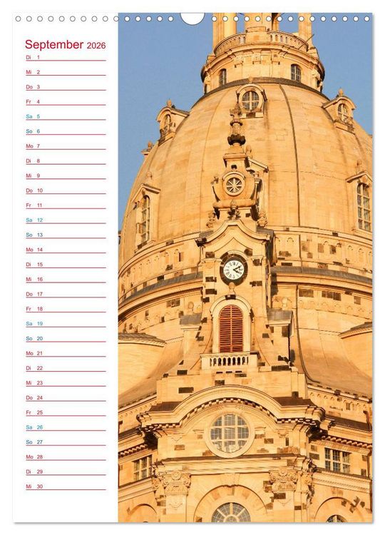 Produktbild: Frauenkirche Dresden (Wandkalender 2026 DIN A3 hoch), CALVENDO Monatskalender