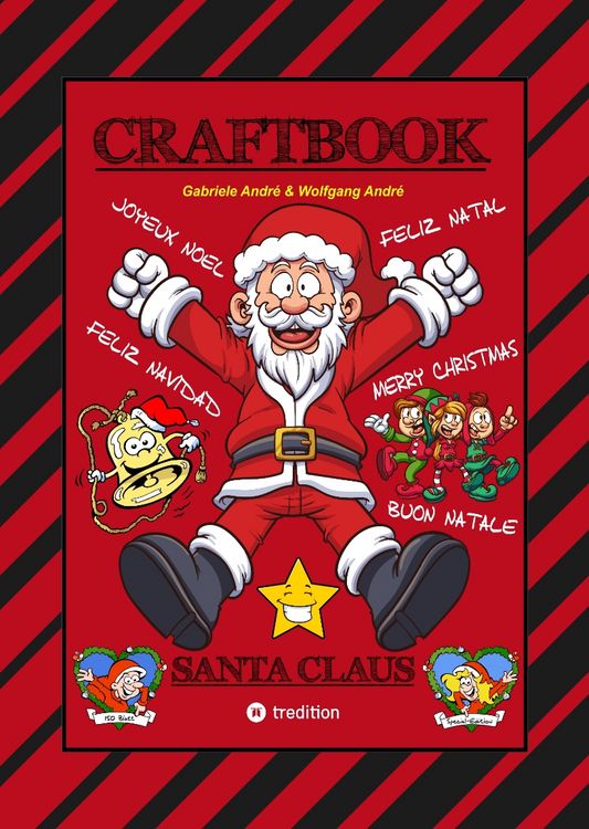 Produktbild: Craftbook - 150 Seiten Tolle Weihnachtliche Motive - Lustige Aufgaben - Knifflige R&auml;stel - Weihnachtsm&auml;nner - Christmas