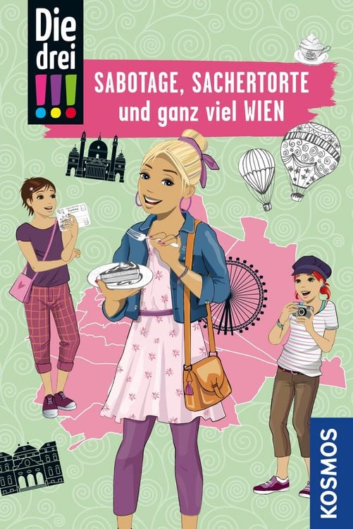 Produktbild: Die drei !!!, Sabotage, Sachertorte und ganz viel Wien (drei Ausrufezeichen)