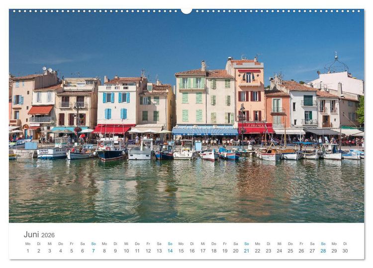 Produktbild: Cassis und die Calanques (Wandkalender 2026 DIN A2 quer), CALVENDO Monatskalender