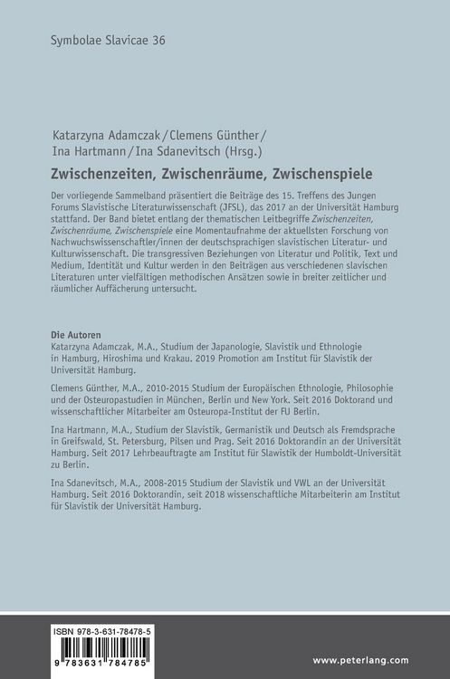 Produktbild: Zwischenzeiten, Zwischenr&auml;ume, Zwischenspiele