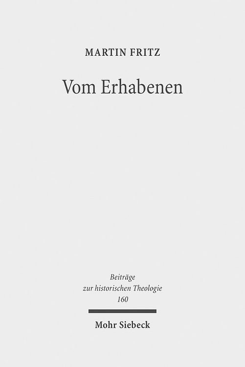 Produktbild: Vom Erhabenen