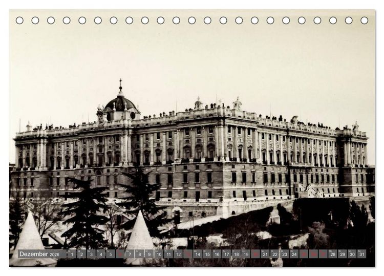 Produktbild: Erinnerungen an das alte Madrid (Tischkalender 2026 DIN A5 quer), CALVENDO Monatskalender