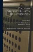 Produktbild: Columbia University Bulletin of Information