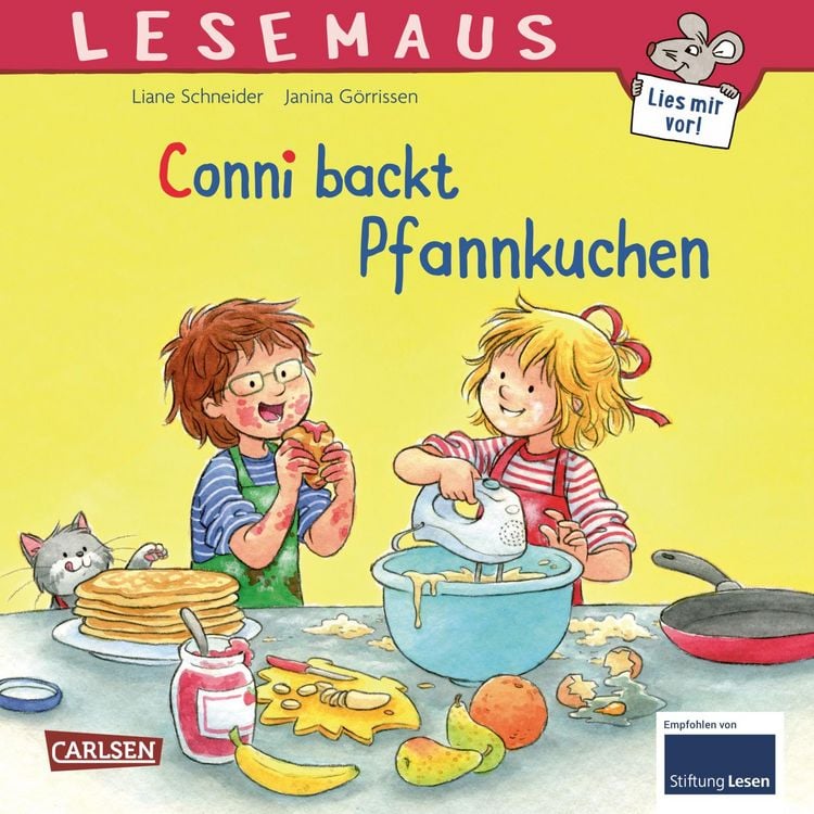 Produktbild: LESEMAUS 123: Conni backt Pfannkuchen