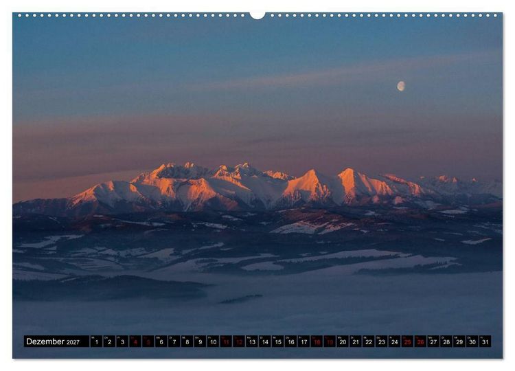 Produktbild: Tatra. Polen und Slowakei (Wandkalender 2027 DIN A2 quer), CALVENDO Monatskalender