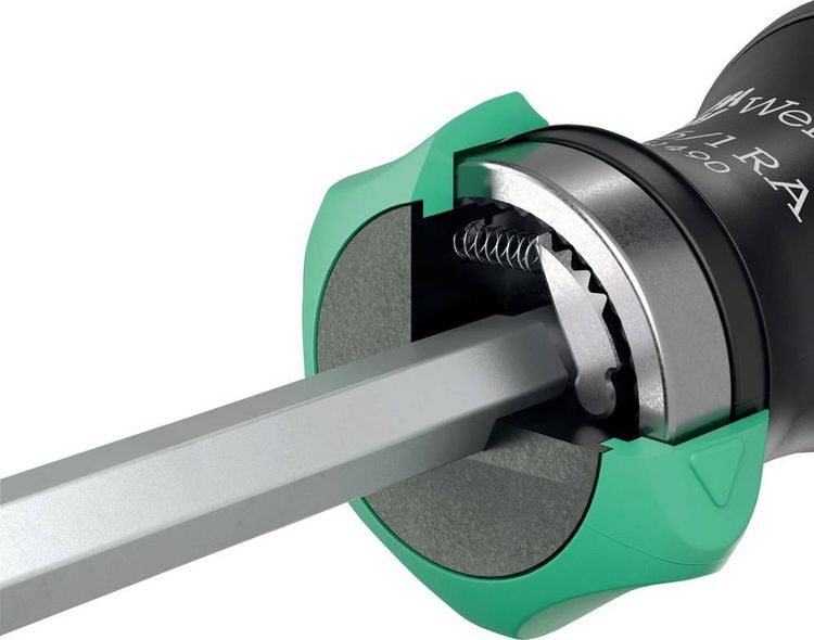 Produktbild: Wera Kompakt 27 RA 1 Werkstatt Bit-Set 1/4\" (6.3 mm)