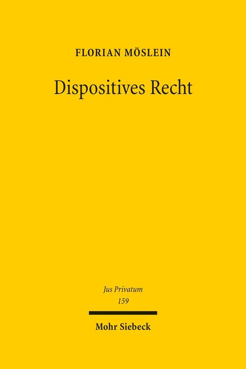 Produktbild: Dispositives Recht