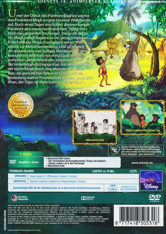 Produktbild: Das Dschungelbuch - Disney Classics