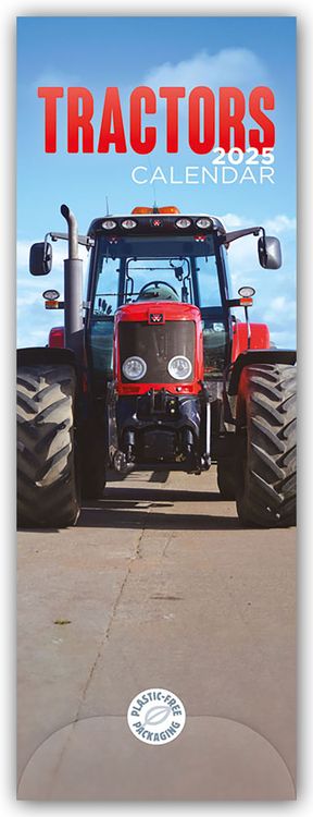Produktbild: Tractors – Traktoren 2025 – Slimline-Kalender