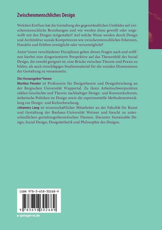 Produktbild: Zwischenmenschliches Design