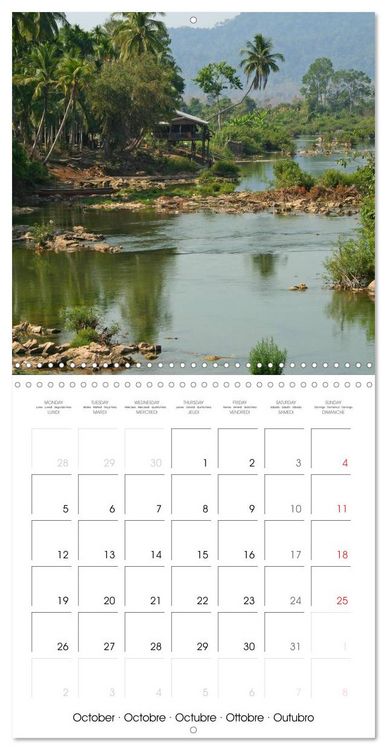 Produktbild: People's Democratic Republic - Laos (Wall Calendar 2026 12 &times; 12 Inch) CALVENDO 12 Month Wall Calendar