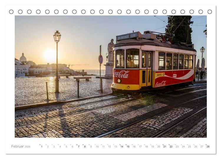 Produktbild: Lissabon - Alter macht sch&ouml;n (Tischkalender 2026 DIN A5 quer), CALVENDO Monatskalender
