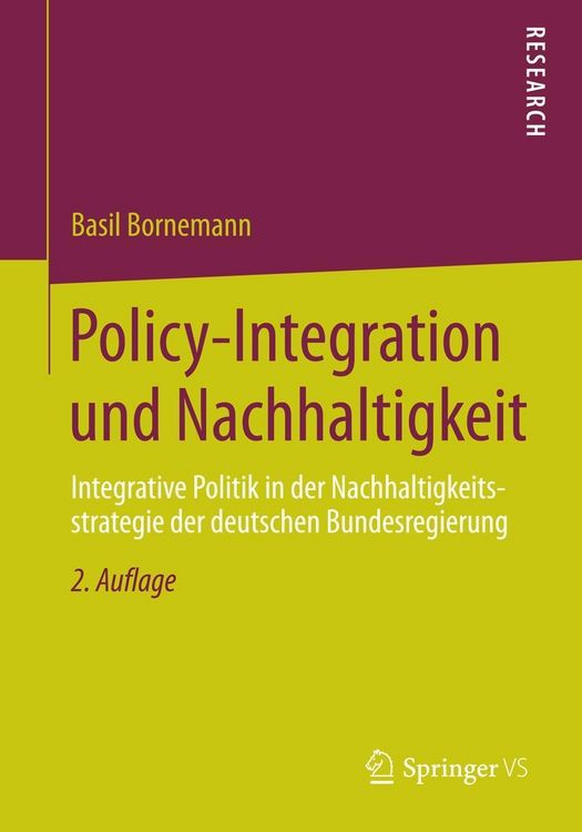 Produktbild: Policy-Integration und Nachhaltigkeit