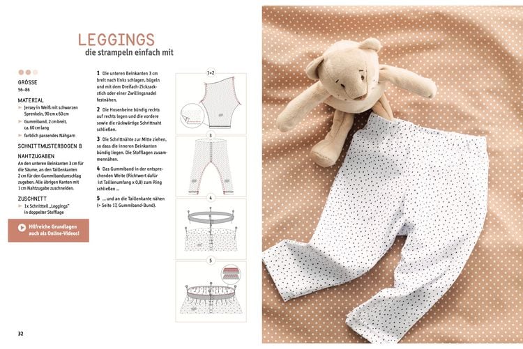 Produktbild: N&auml;hen mit Jersey f&uuml;r Babys (kreativ.startup.)