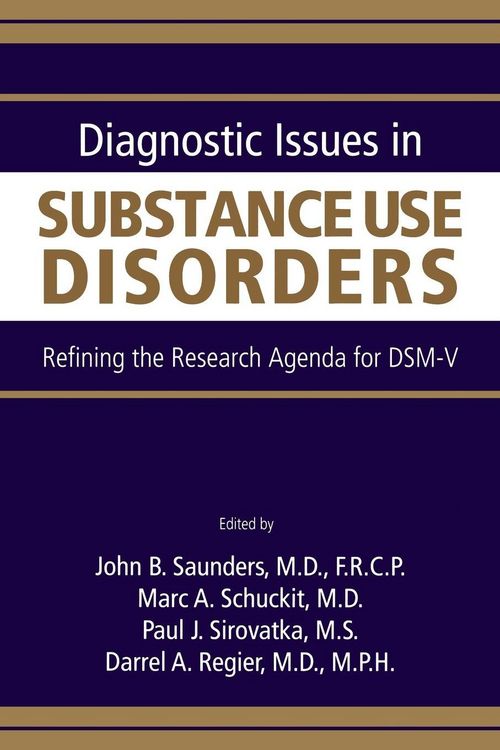 Produktbild: Diagnostic Issues in Substance Use Disorders