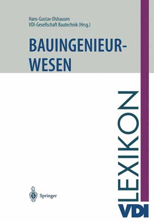Produktbild: VDI-Lexikon Bauingenieurwesen