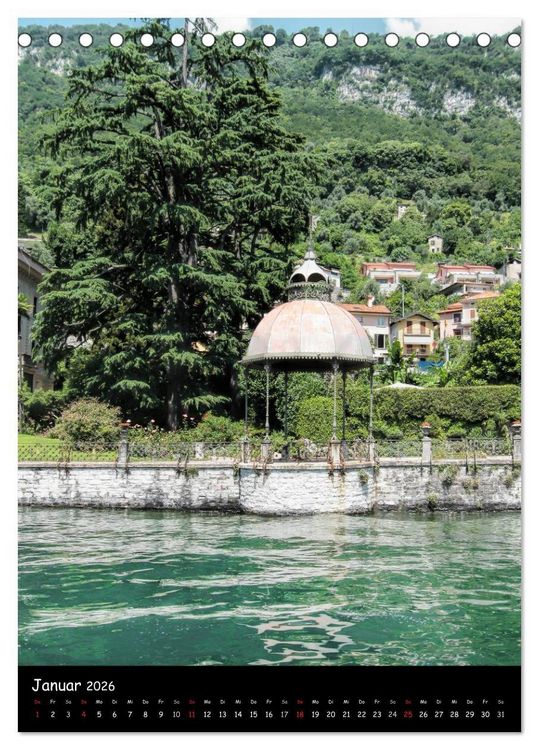 Produktbild: Lago di Como Ansichten 2026 (Tischkalender 2026 DIN A5 hoch), CALVENDO Monatskalender