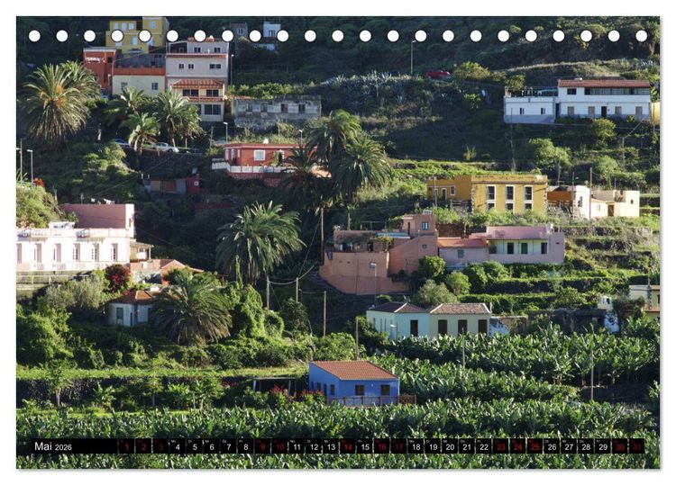 Produktbild: La Gomera - Ansichten und Aussichten (Tischkalender 2026 DIN A5 quer), CALVENDO Monatskalender