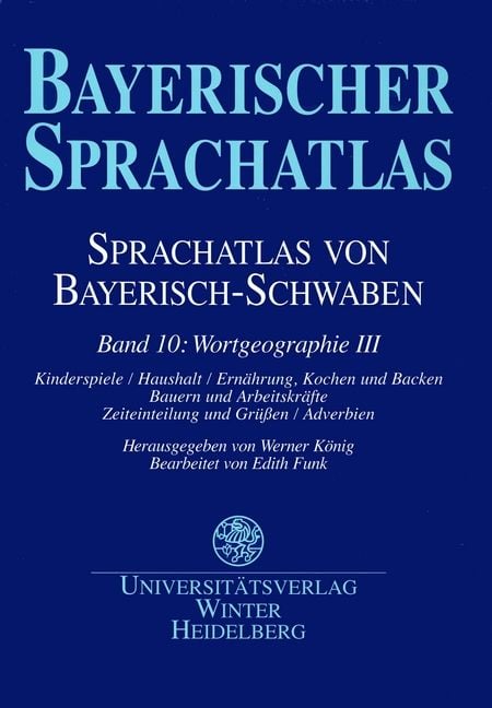 Produktbild: Sprachatlas von Bayerisch-Schwaben (SBS) / Wortgeographie III