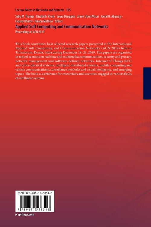 Produktbild: Applied Soft Computing and Communication Networks