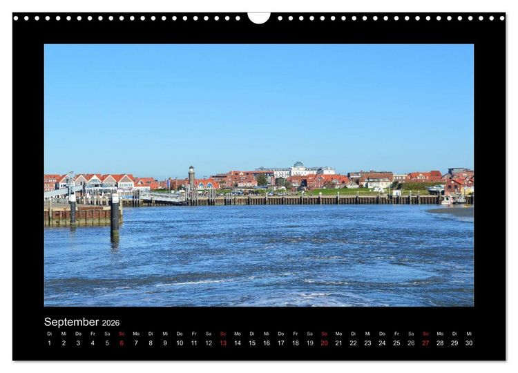 Produktbild: Juist &ndash; Insel im Wattenmeer (Wandkalender 2026 DIN A3 quer), CALVENDO Monatskalender