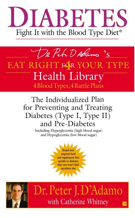 Produktbild: Diabetes: Fight It with the Blood Type Diet