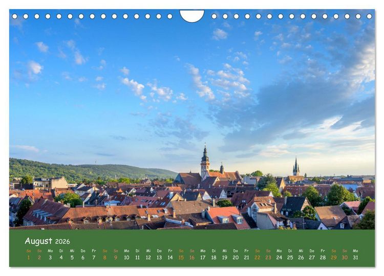 Produktbild: Durlach, das Stadtbild in 12 Impressionen (Wandkalender 2026 DIN A4 quer), CALVENDO Monatskalender