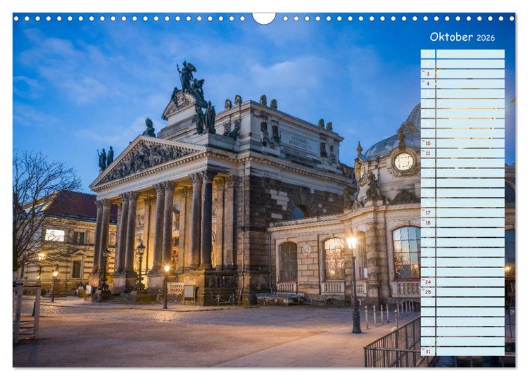 Produktbild: Dresden an der Elbe - Der Planer (Wandkalender 2026 DIN A3 quer), CALVENDO Monatskalender