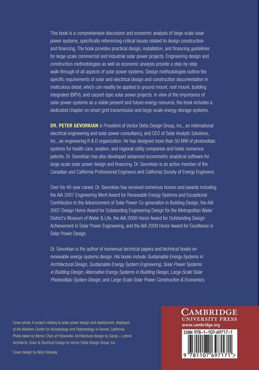 Produktbild: Large-Scale Solar Power Systems