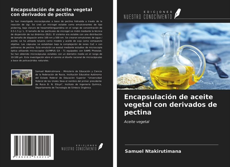 Produktbild: Encapsulaci&oacute;n de aceite vegetal con derivados de pectina