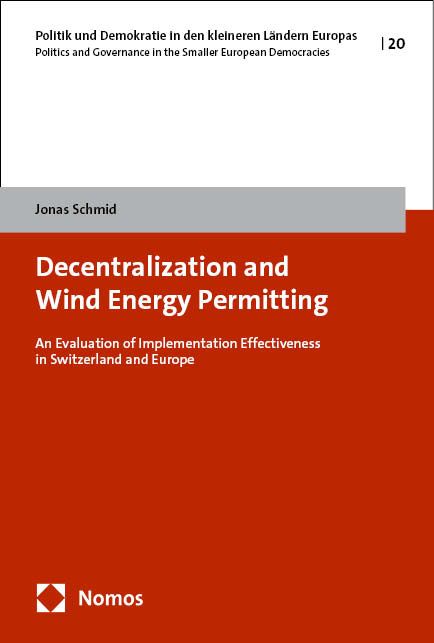 Produktbild: Decentralization and Wind Energy Permitting