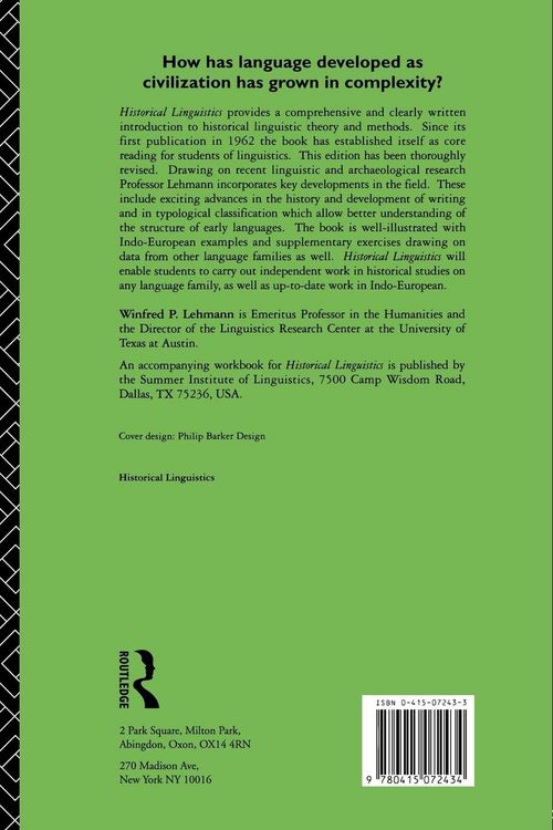 Produktbild: Historical Linguistics