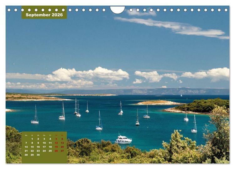 Produktbild: Kroatien - hier kann man sich nicht langweilen (Wandkalender 2026 DIN A4 quer), CALVENDO Monatskalender