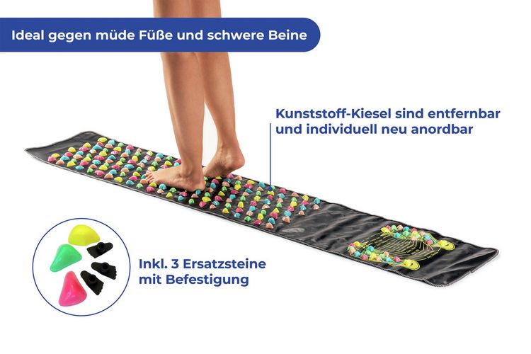 Produktbild: Fu&szlig;reflexzonen-Massagematte, ca. 175 x 35 cm