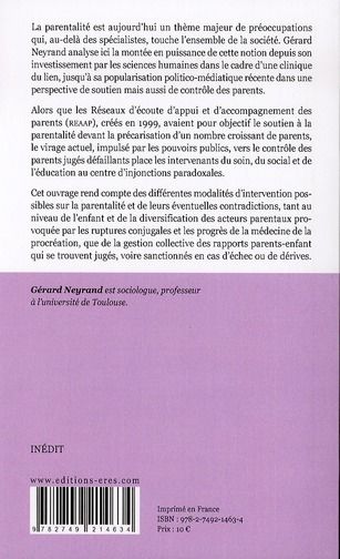 Produktbild: Soutenir et contr&ocirc;ler les parents