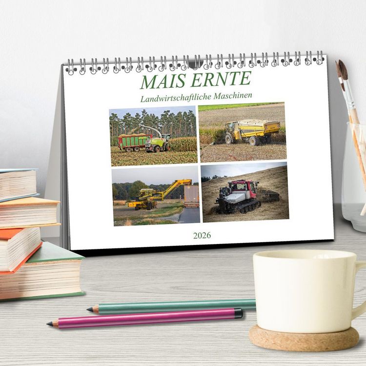 Produktbild: MAIS ERNTE (Tischkalender 2026 DIN A5 quer), CALVENDO Monatskalender