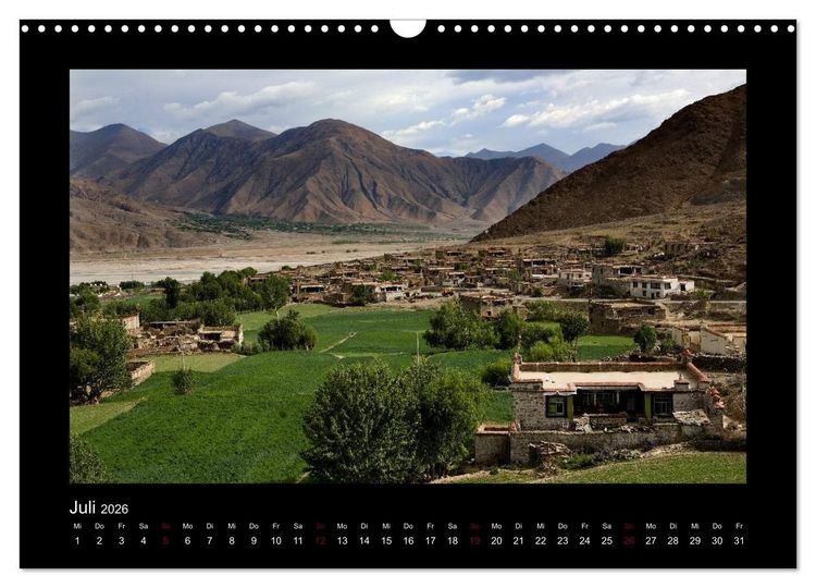 Produktbild: Tibet (Wandkalender 2026 DIN A3 quer), CALVENDO Monatskalender