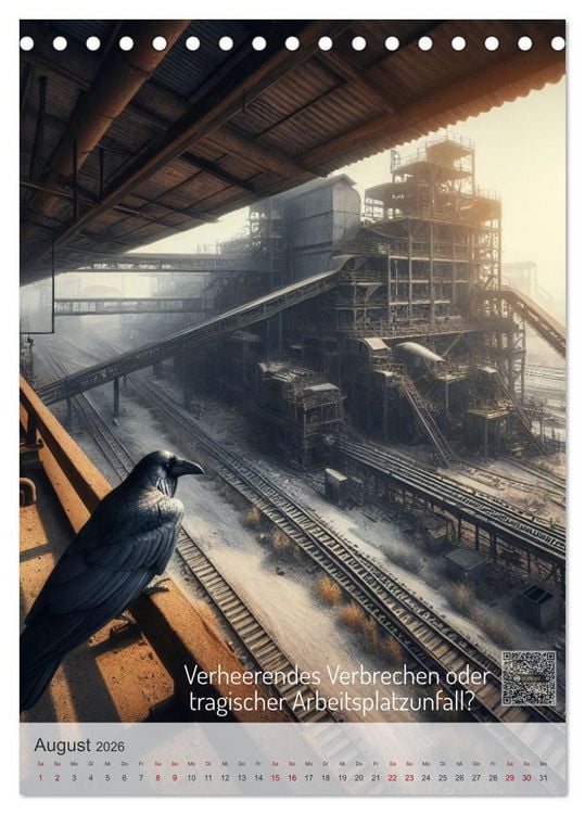 Produktbild: True Crime - Schatten der Vergangenheit (Tischkalender 2026 DIN A5 hoch), CALVENDO Monatskalender