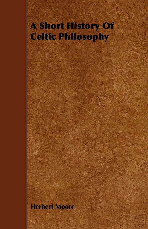 Produktbild: A Short History of Celtic Philosophy