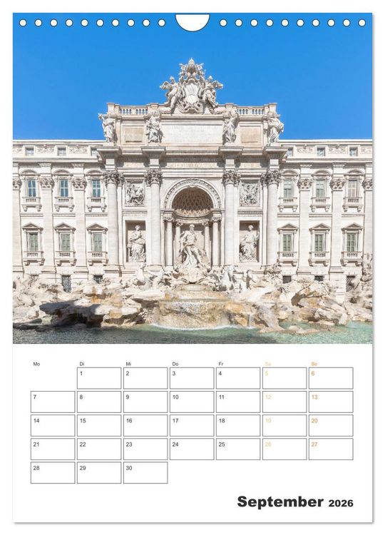 Produktbild: Rom - Kunst, Kultur und Geschichte (Wandkalender 2026 DIN A4 hoch), CALVENDO Monatskalender