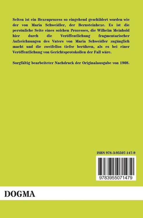 Produktbild: Maria Schweidler, die Bernsteinhexe